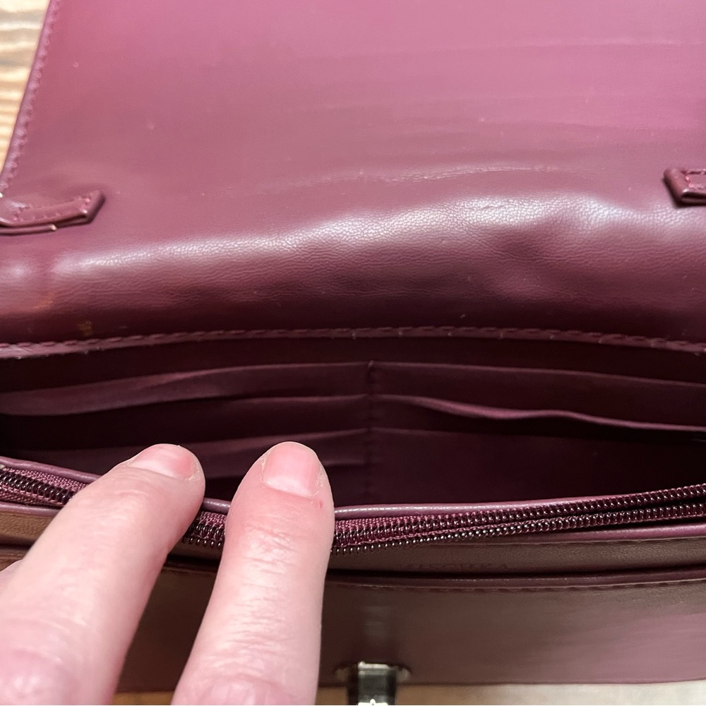 Badgley Michka Burgundy Quilted Shoulder Bag NWT - Picture 10 of 10